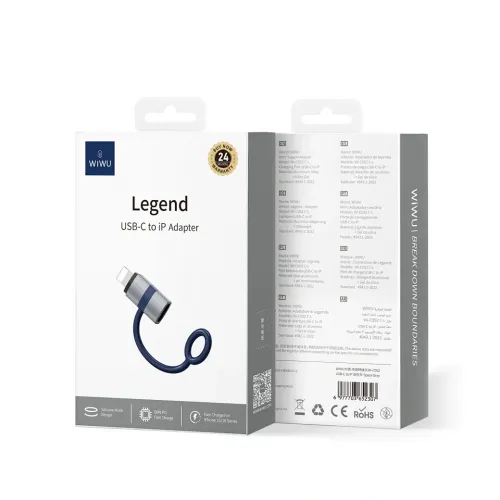 WiWU Wi-C052 C-L Type-C to Lightning PD Fast Charging Converter