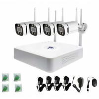 TS-8834T 4CH 3MP Wireless NVR Camera Kit