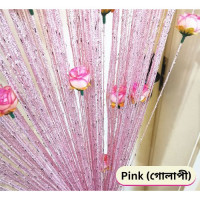 Decorative Door Curtain with Flower