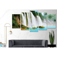 5-Panel Water & Dustproof Wall Art Canvas Painting