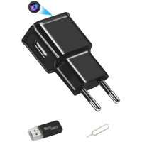 USB P2P FHD Adapter Wi-Fi Spy Camera in AC/DC Socket