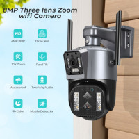 IPC-360 8MP Triple Lens Zoom Wi-Fi PTZ Camera