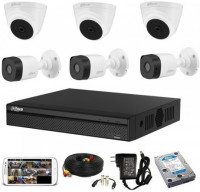 CCTV Package Dahua 8-CH XVR & 6-Pcs Night Vision Camera