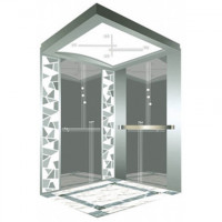 Fuji 450Kg Cabin & GF Etching 4-Stop Elevator