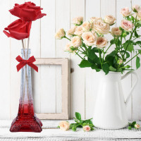 Eiffel Tower Glass Flower Vase Reed Diffuser