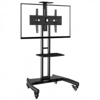 AVA1800-70-1P 55 to 90" Portable TV Trolley Stand
