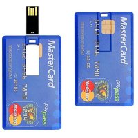 Master Credit Card 32GB Slim Flash Drive Memory