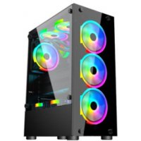 Aptech CS43 RGB Gaming Casing Black
