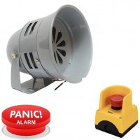 SOS Emergency Panic Alarm Package ( 1 Sounder + 1 Panic Button)