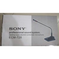 Sony ECM 728 Desktop Back Electret Condenser Microphone