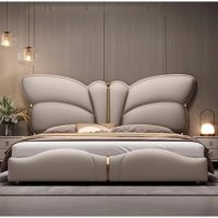 JF0674 Modern Fancy Design Queen Size Bed