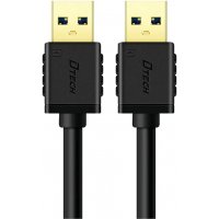 Dtech DT-CU0301 USB Male to Male 1.5 meters Black Extension Cable
