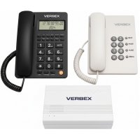 Verbex 08-Line PABX & Intercom with 04-Telephone Set Package