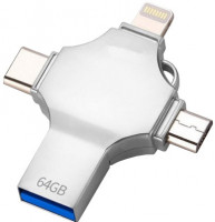Transcend 64GB 4-Options OTG Pen Drive (China)