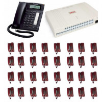 Full Package PABX Intercom 32 Line 32 Telephone Set