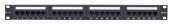Safenet 24-Port Cat-6 UTP Patch Panel with Modular