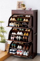 Unique Design Wooden Shoe Rack SR09