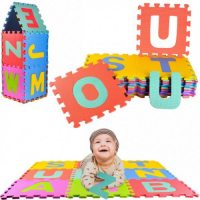 English Alphabet & Numbers Soft Puzzle Floor Mat