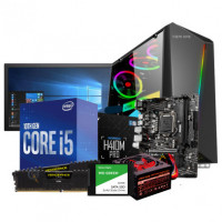 Desktop PC Core i5 9th Gen 19" Monitor 16GB RAM