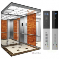 Fuji 8-Person 630Kg Capacity Mirror Passenger Lift