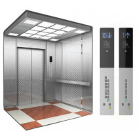 Fuji 6-Person 480Kg Mirror Etching Passenger Lift