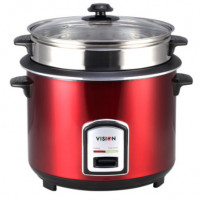 Vision 1.8L REL-40-06 SS Red Rice Cooker