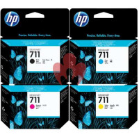 HP 711 129-ml Genuine Full Set Ink Cartridge