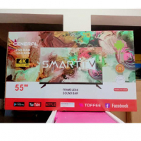 General Flag 55" Frameless 4K Voice Smart TV