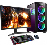 Gaming PC Ryzen 5 4600G HP 22" LED 250GB SSD & 16GB RAM