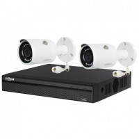 Dahua 2 Unit IPC-HFW1230S1 IP Camera Package