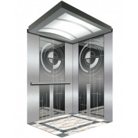 Sigma 6-Person 480Kg Mirror Etching Passenger Lift