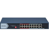 Hikvision 16-Port Fast Ethernet PoE Switch