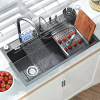 DORFEN DF-KS001 Smart Sensor Single Bowl Handmade Sink