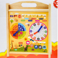 Calendar Computing Wooden Toy Rack