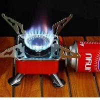 K-202 Portable Card Type Gas Stove with Cylinder