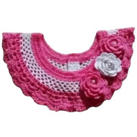 Crochet Neck for Baby Dress