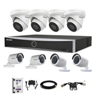 CCTV Package Hikvision 1TB HDD 8-CH DVR 8-Pcs Camera