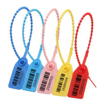 Plastic Lock with Barcode 100Pcs