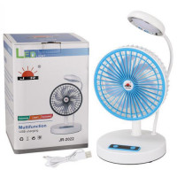JR-2022 Multifunctional USB Charging Fan with Light