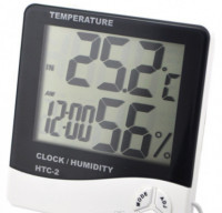 HTC-2 Digital Temperature Humidity Meter with Clock
