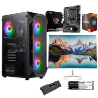 Gaming PC Core i5 6th Gen 16GB RAM 22" Monitor