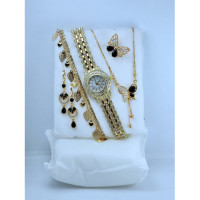 Women's Watch & Jwelry Combo