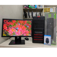 Desktop PC Core i5 6th Dell 19" Monitor 8GB RAM