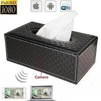 Tissue Box Wi-Fi Hidden IP Camera