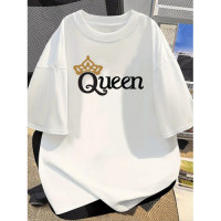 Drop Shoulder Ladies T-shirt