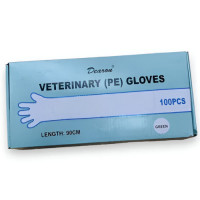 100-Pcs Veterinary (PE) Gloves