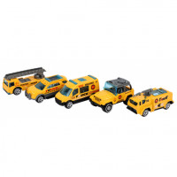 5-Pcs Diecast Metal Simulation Toy Truck