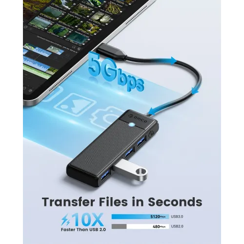 ORICO PAPW4A-C3 PW Series 4-Port USB Type-C HUB