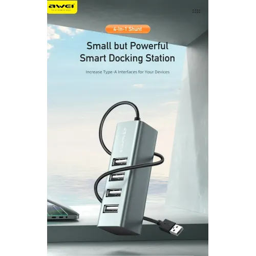 Awei CL-122 4 Port USB Hub