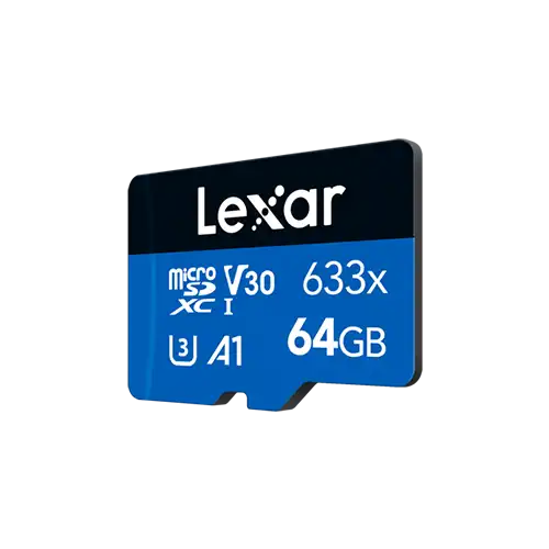 Lexar High-Performance 633x 64GB MicroSDXC UHS-I Memory Card